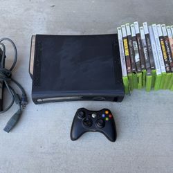 Xbox 360 With 16 Games Controller 120GB Hard drive 
