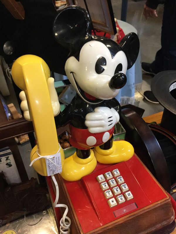 vintage Mickey Mouse phone telephone landline cute Disney decor! for