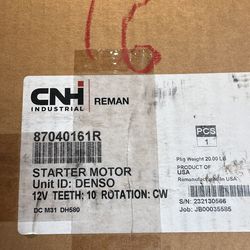 New holland c185 ,T185starter motor