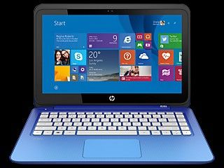 Blue and white hp laptop windows 10