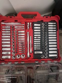Milwaukee quarter inch Drive and 3/8 Drive complete set brand new never used