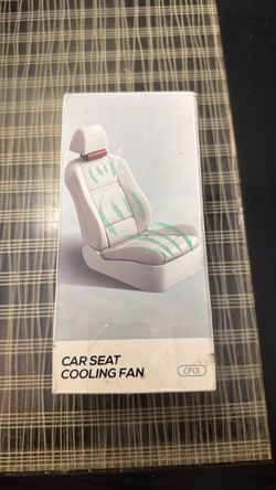 Portable Car Seat Fan Front Rear Seat Air Circulation, USB Car Front Cooling for Driver, 3 Speed Adjustable USB Powered Cooling Fan for Car Truck Van 