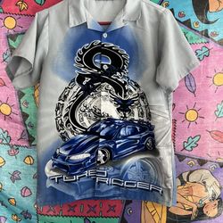 boys button up Y2K dress shirt Boys Large 