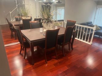 Dining room table set.