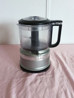 KitchenAid 3.5 Cup Food Chopper Contour Silver - KFC3516CU - Chop - Mix - Purée