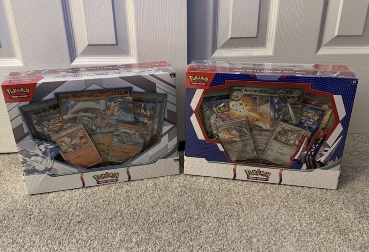 Pokémon Reshiram Ex & Archaludon Ex 2 Pack