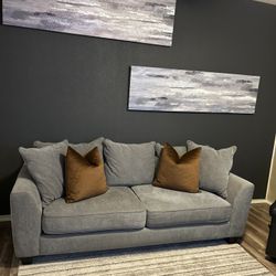 Beautiful Comfy Gray Sofa for  $275
