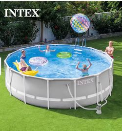 Above Ground Pool (Intex 14’ wide x 42” deep)