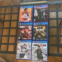 PS4 Games $10 Individual Or $30 For All Games