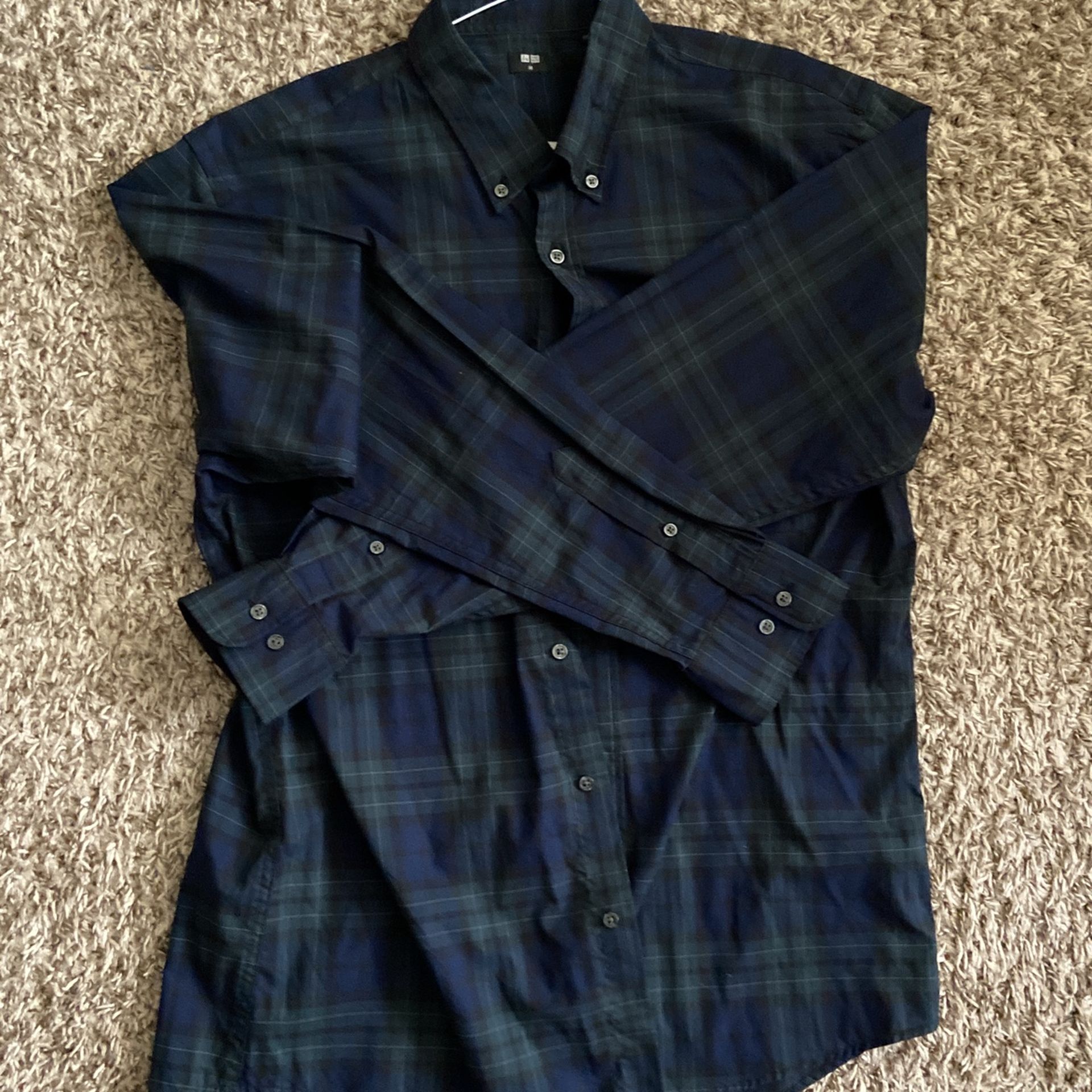 Dark Green Flannel Shirt