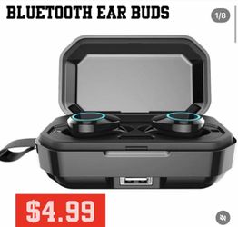 Bluetooth 5.0 Headsets Wireless With Smart Charging Case 