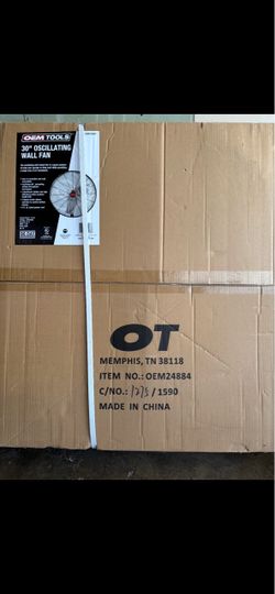 OEM TOOLS OSCILATING WALL FAN 30”