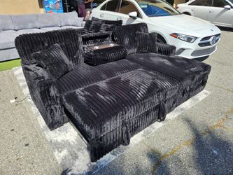 Brand New Sofa Pull Out Bed Storage With Cup Holder $489