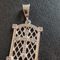 925 Stirling Silver Cross Pendant