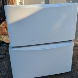Laundry Pedestal with Storage Drawer for Washers and Dryers