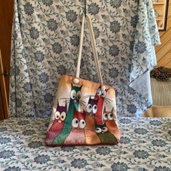 Handmade Cat Tote 