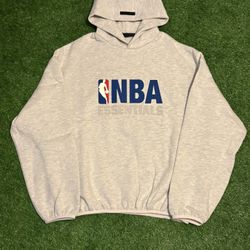 White NBA Essentials Hoodie