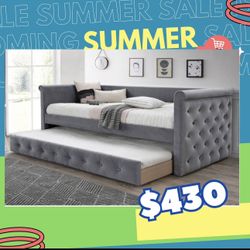 Brand New In Box Day Bed W/Slats + Trundle And 2 Mattresses. Pick Up In Long Beach   