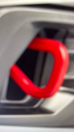 Front Recovery Hooks Red GM