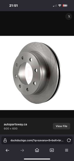 Heavy Duty Front Brake Rotors And Pads Gmc Savana 3500 Chevy Express