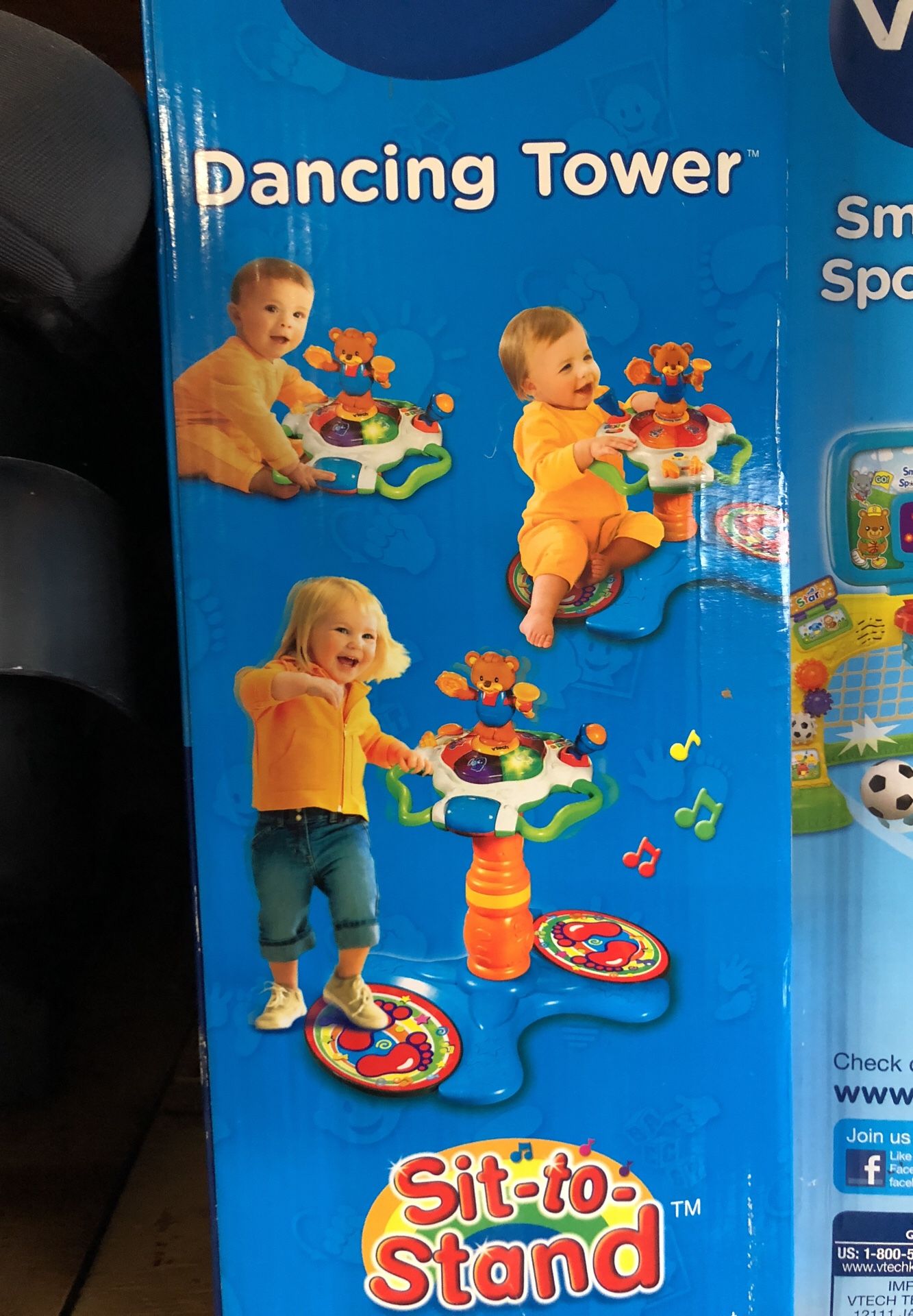 Sit to stand baby toy