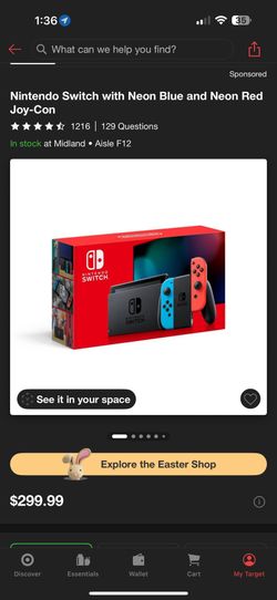 Brand New Nintendo Switch (Sealed)