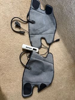 Leg Compression Massager for Circulation and Pain Relief Fsa, Air Compression Calf Massager with 3 Modes 3 Intensities 2 Timing, for Restless Legs Syn