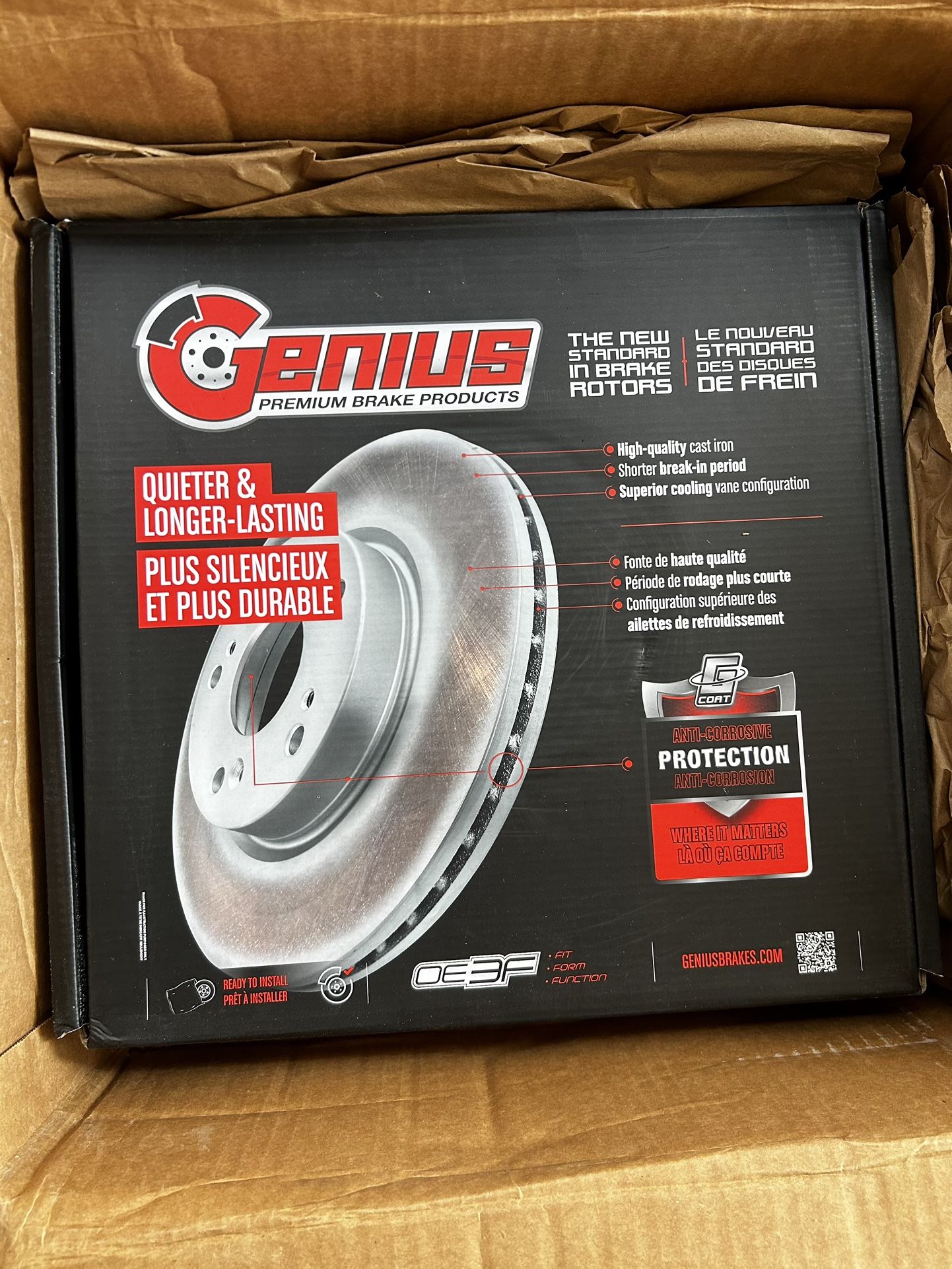2020-2022 BMW 740i rear rotors (left and right) 