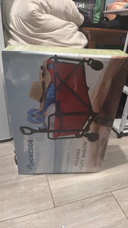 Shoreside folding utility wagon