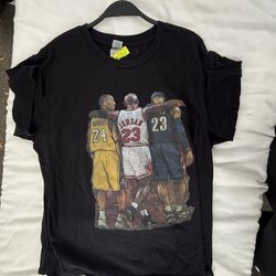 Men Retro NBA T-shirt (X-Large)
