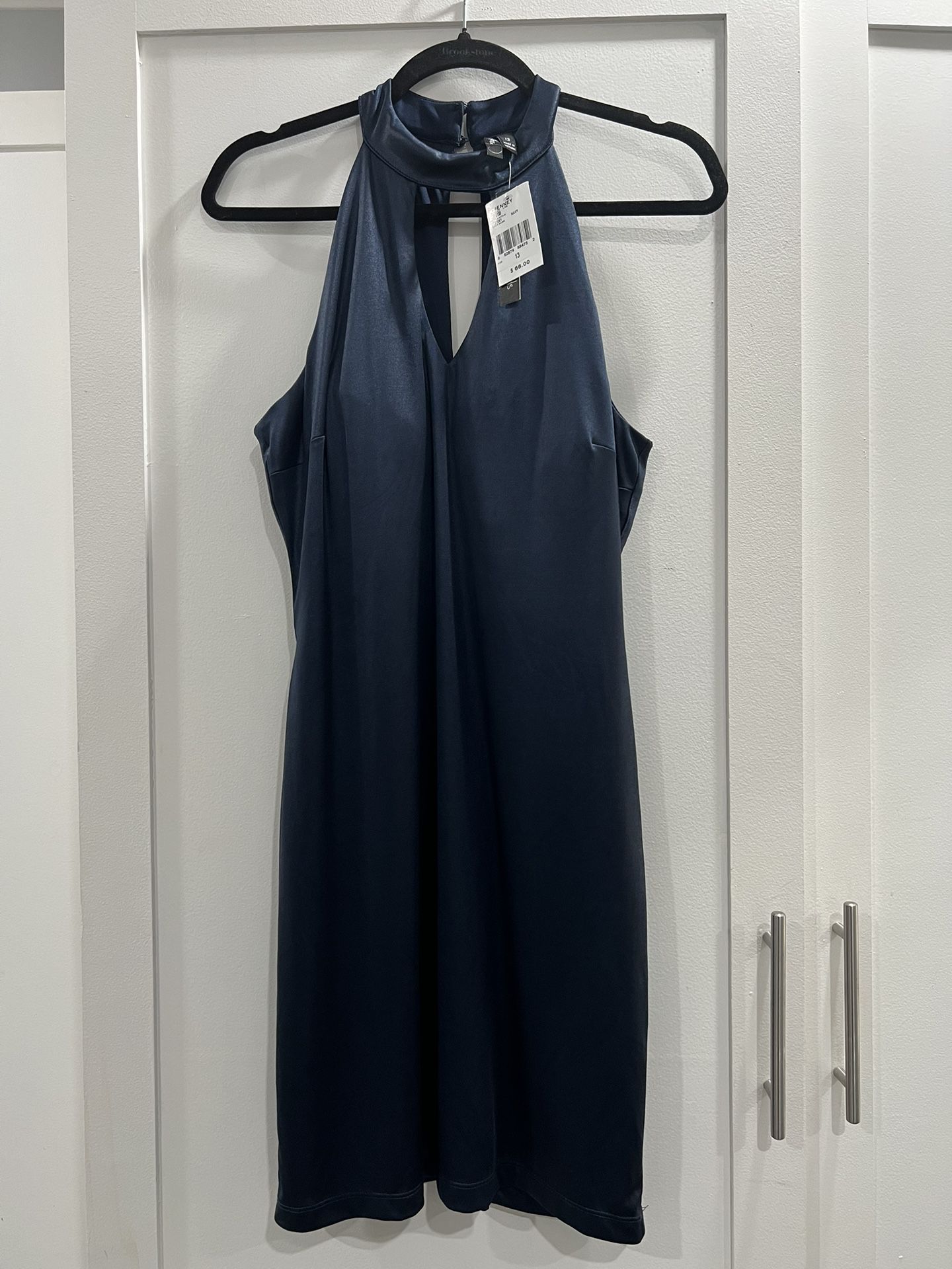 New women's navy blue dress