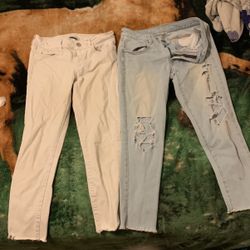 american eagle crop jeans
