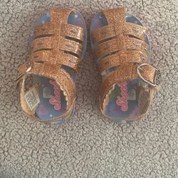 Babygirl Skechers (pink Glitter Color)