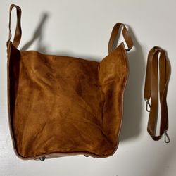 Who What Wear Leather And Suede Bag