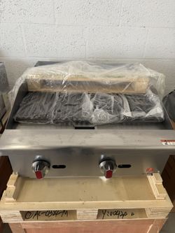 New 24 Inch Gas Char Broiler… Parrilla 24 Pulgadas De Gas