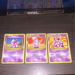 Nidoran Basic, Stage 1, And Stage 2 Set 