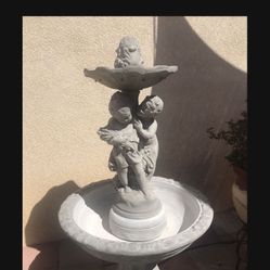 New Water Fountain Made Out Of Cement Perfect Gift 💝 