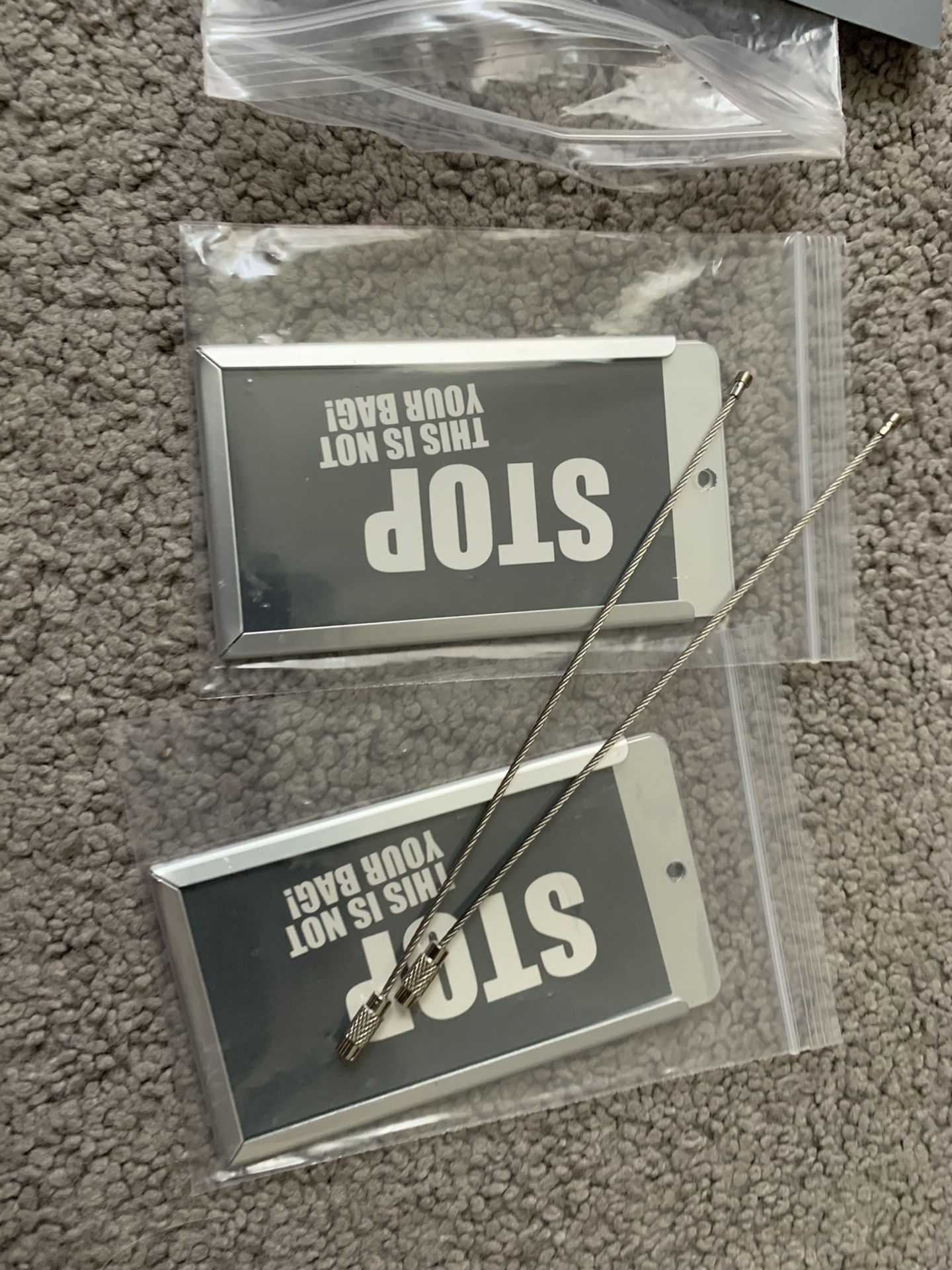 Luggage tags 2 pc set