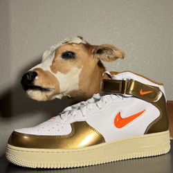 Nike Air Force 1 Mid QS Ale Brown 10 / White