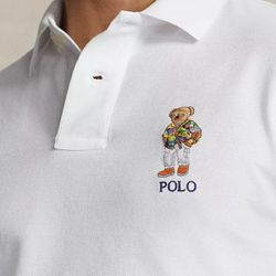 POLO RALPH LAUREN
Custom Slim Fit Polo Bear Polo Shirt Mens Size Large NEW 