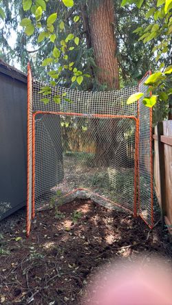 Lacrosse goal with sides