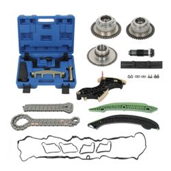 Mercedes Benz SLK250 C250 M271 Timing Chain Kit EXH INT VVT Gear Tool Gasket