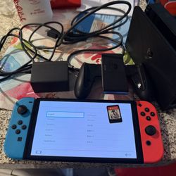 Nintendo Switch + Mario game 