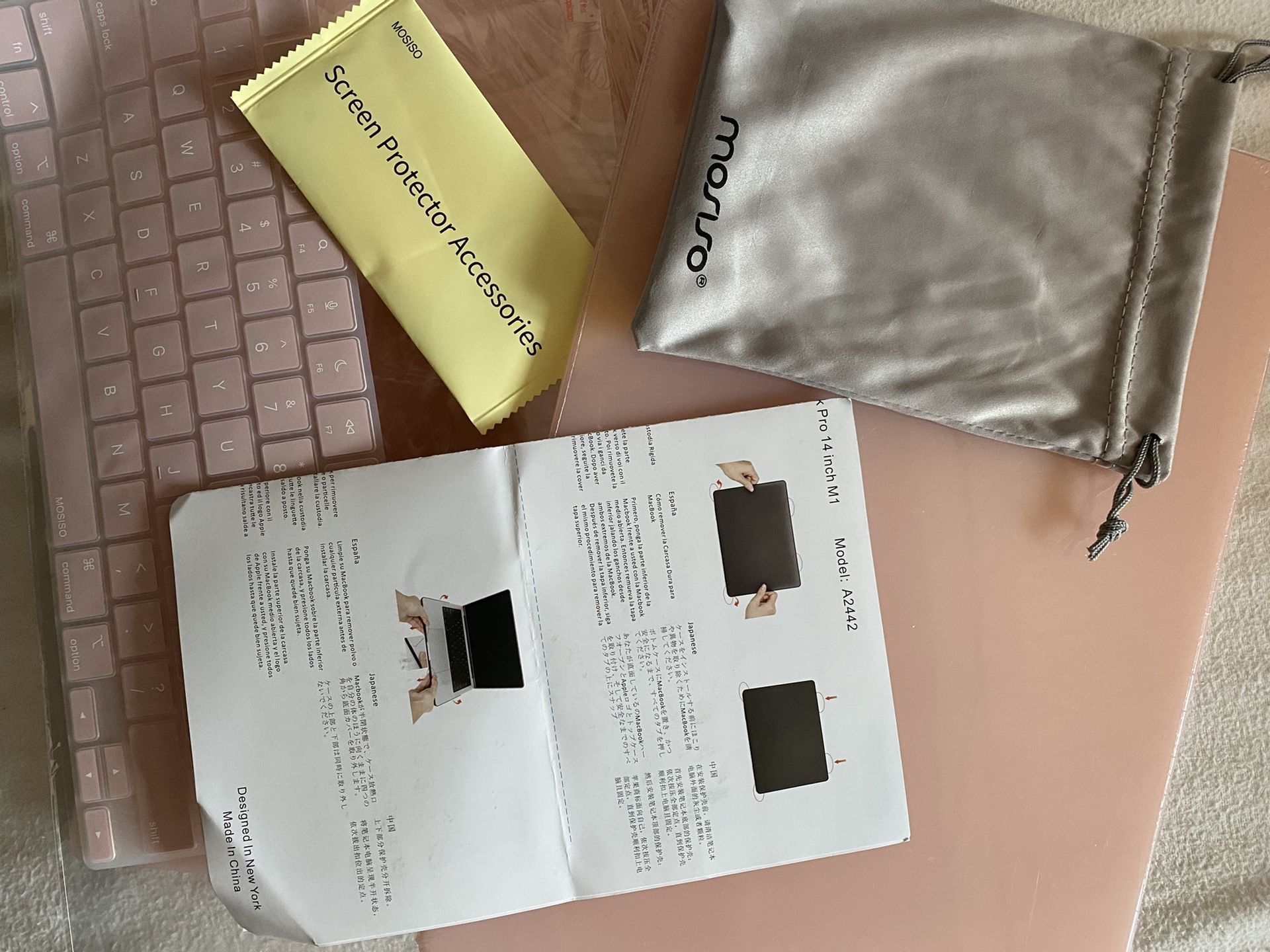Compatible with MacBook Pro 14 inch Case 2024 2023