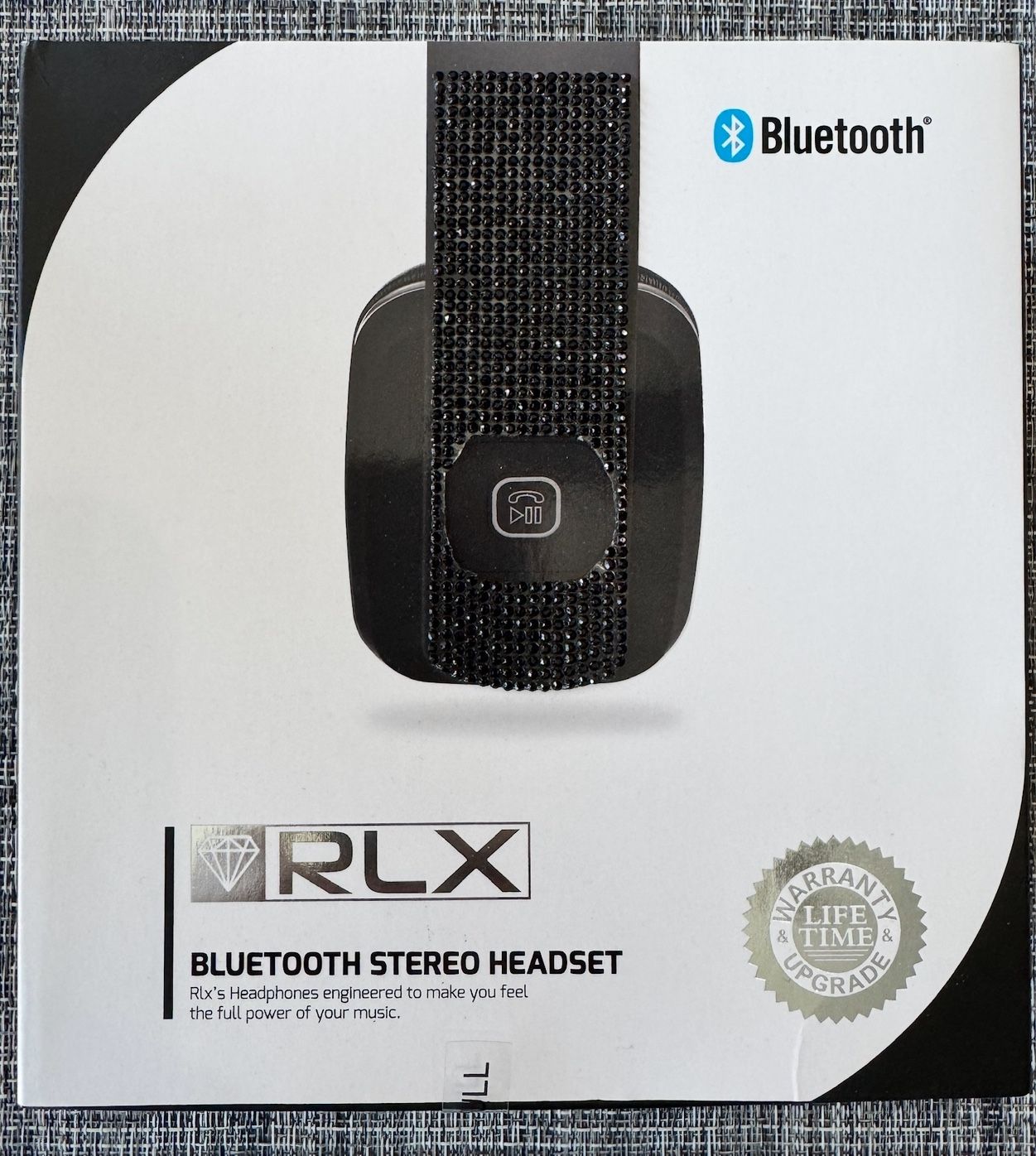 RLX Bluetooth Stereo Headset - Lifetime Warranty - Bling