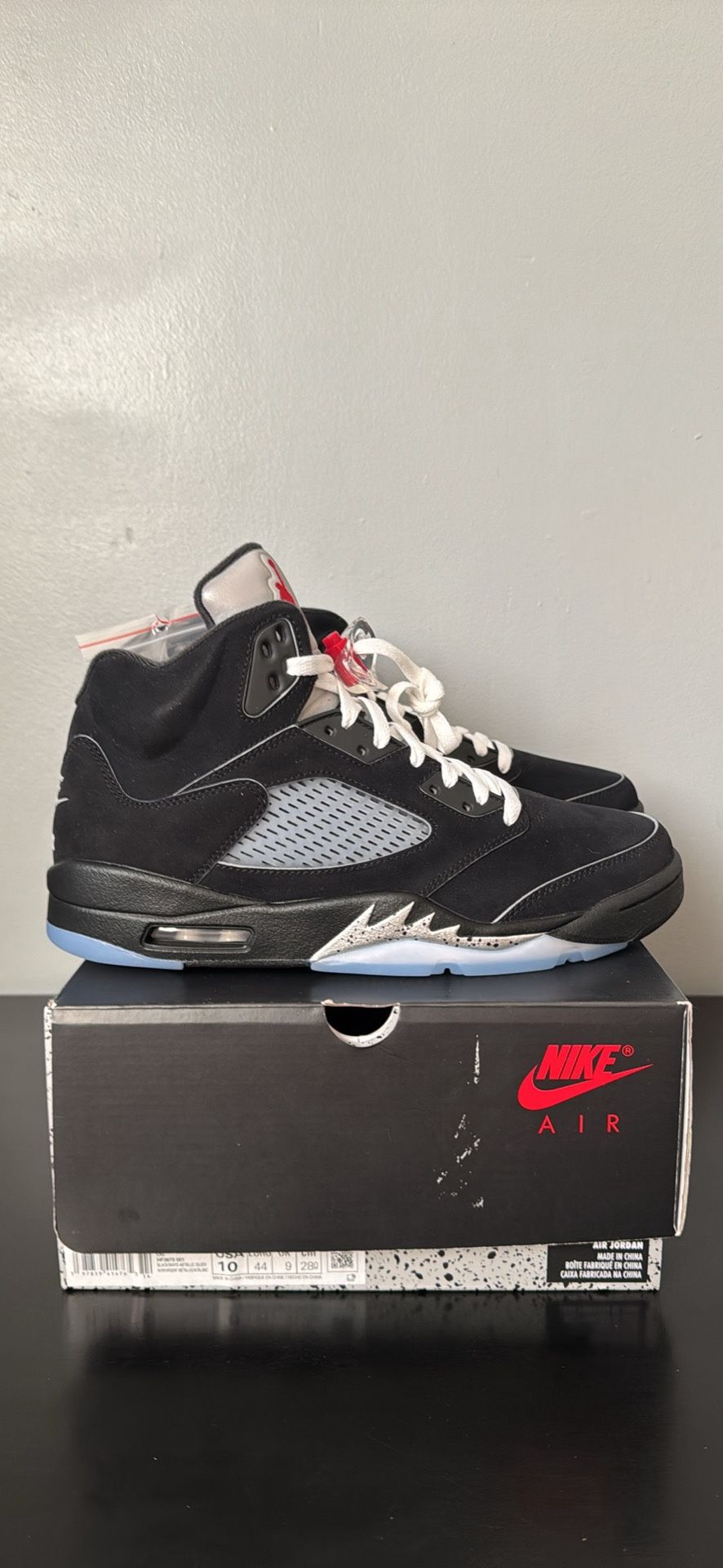 Jordan 5 Retro OG Black Metallic Reimagined Sz. 10