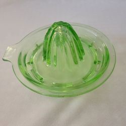 Vintage Depression Glass Anchor Hocking Glas Reamer Juicer Citrus