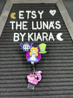 Alice In Wonderland Reel Badge
