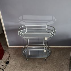 Silver Console Wall Table