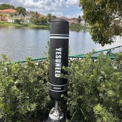 Punching Bag With Pair Of Gloves 